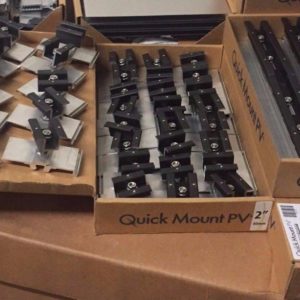 Quick Mount PV QMQR-CP33.2B Quick Rack 33mm Clamp Assembly 2″ Bronze, Qty 24